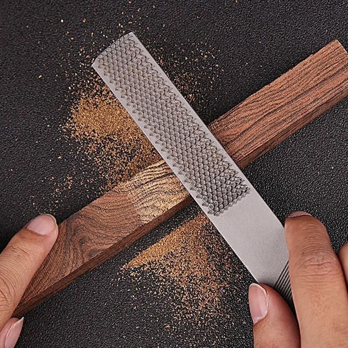 4 in 1 Woodworking File Set Multi Purpose Metal Rasp File DIY Hand Tool Kit