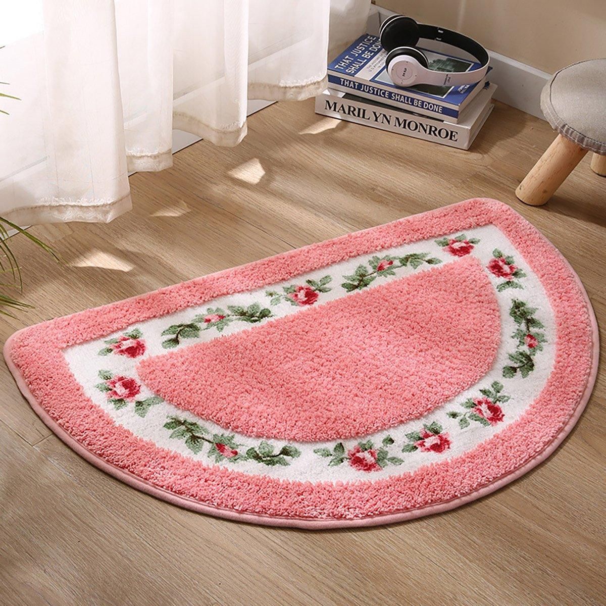 Non Slip Entry Mat Indoor Outdoor Mat Washable Foot Mat Foyer Bedroom - Blue