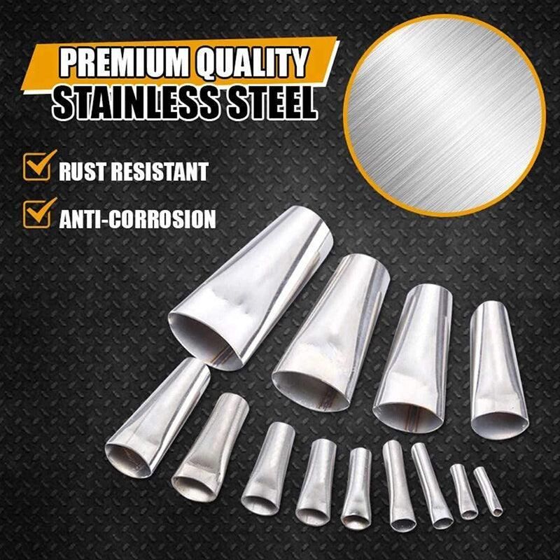 17PCS Stainless Steel Perfect Caulking Nozzle Applicator Sealant Finishing Tool