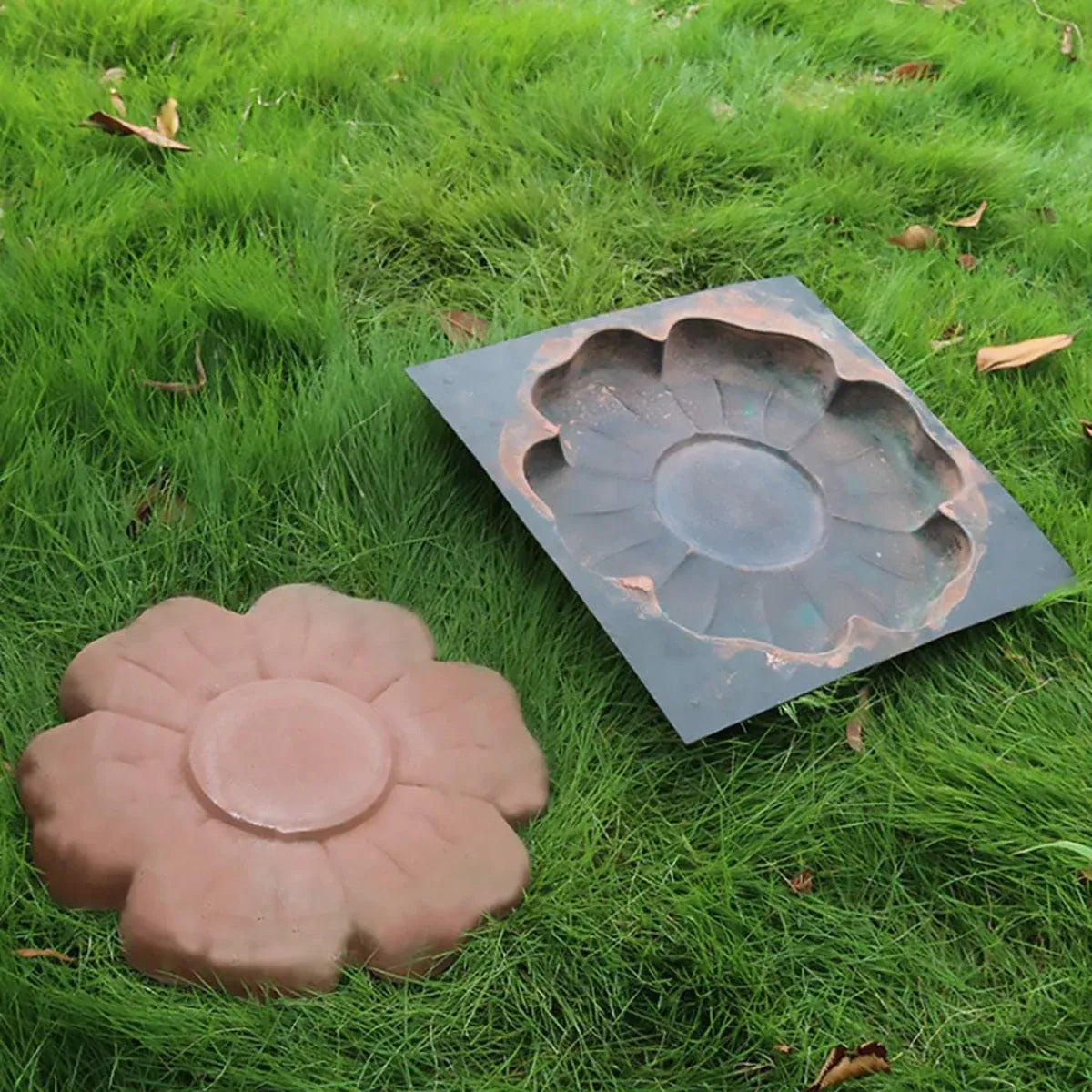 DIY Paving Brick Path Maker Mould Reusable for Garden Walkway