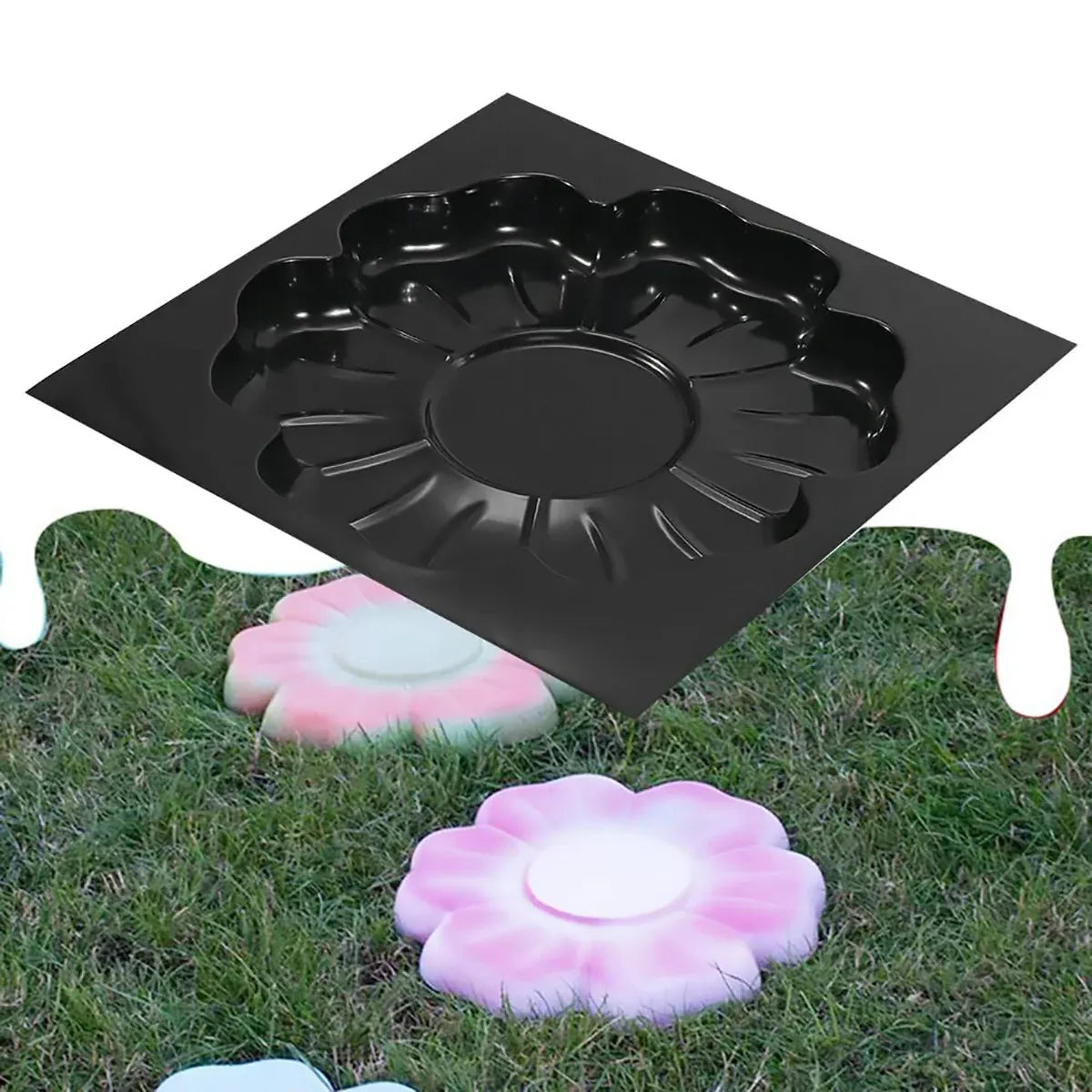 DIY Paving Brick Path Maker Mould Reusable for Garden Walkway