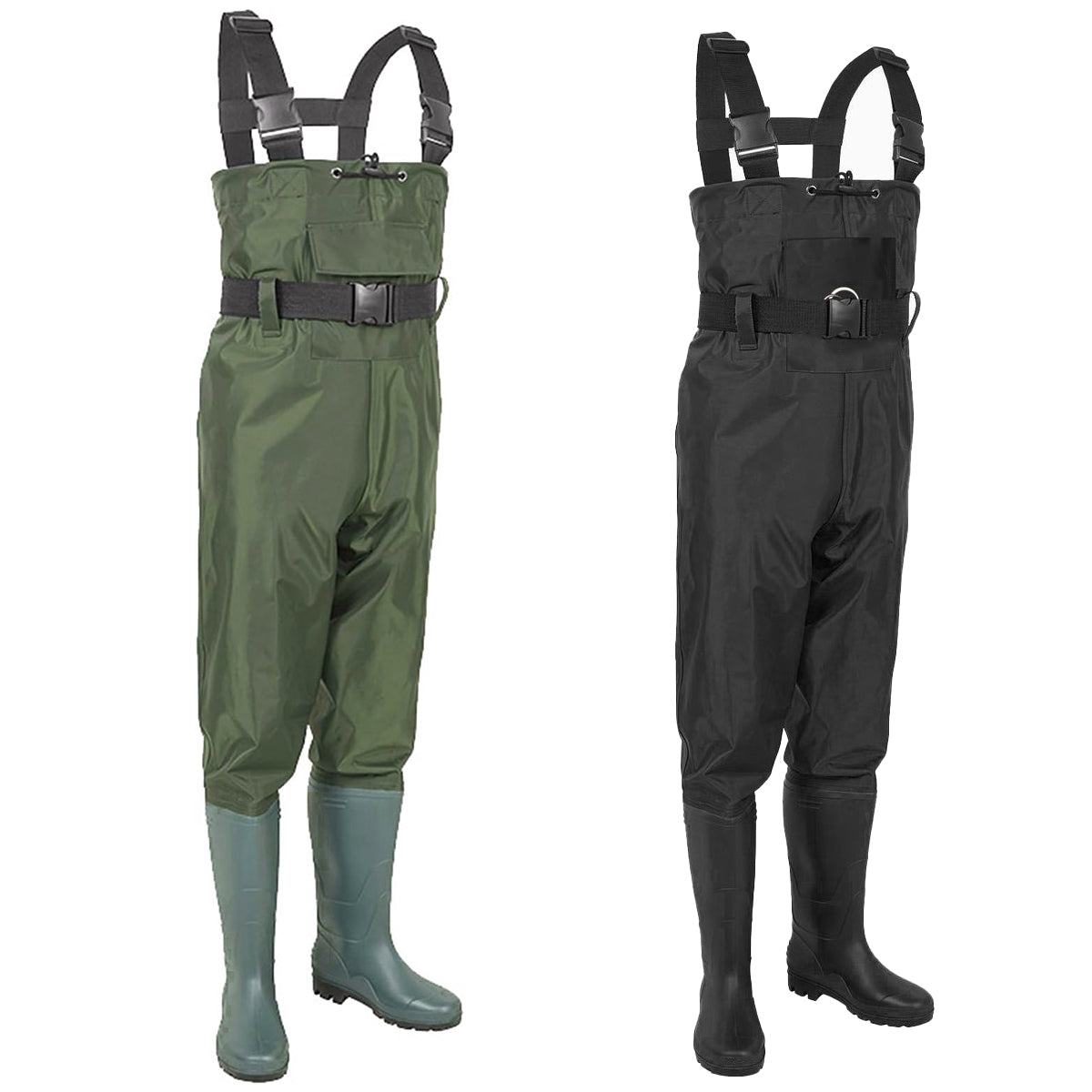 Waterproof Ultra Light Breathable Wading Pants Nylon Half Length Gear - Black-46
