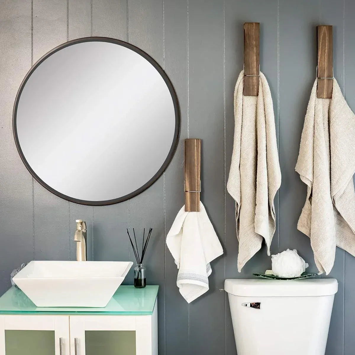 Wooden Towel Clip Underwear Clip Bathroom Wooden Clips for Towel and Laundry Use