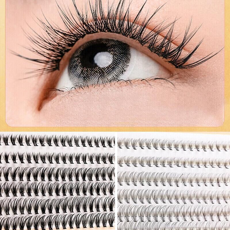 Volume Cluster Eyelash Extension Individual Russian False Mink Lashes C 10D/20D - 20D Mix