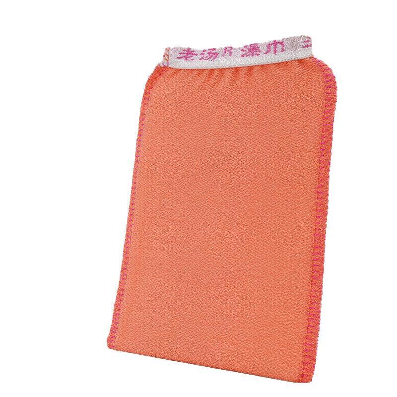 5 Pcs Towel Exfoliating Bath Washcloth Viscose Scrub Mitten Towel - Yellow *5 PCS