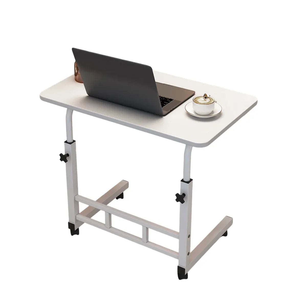 Laptop Desk Adjustable Height Mobile Side Table Ergonomic Design Stable Durable