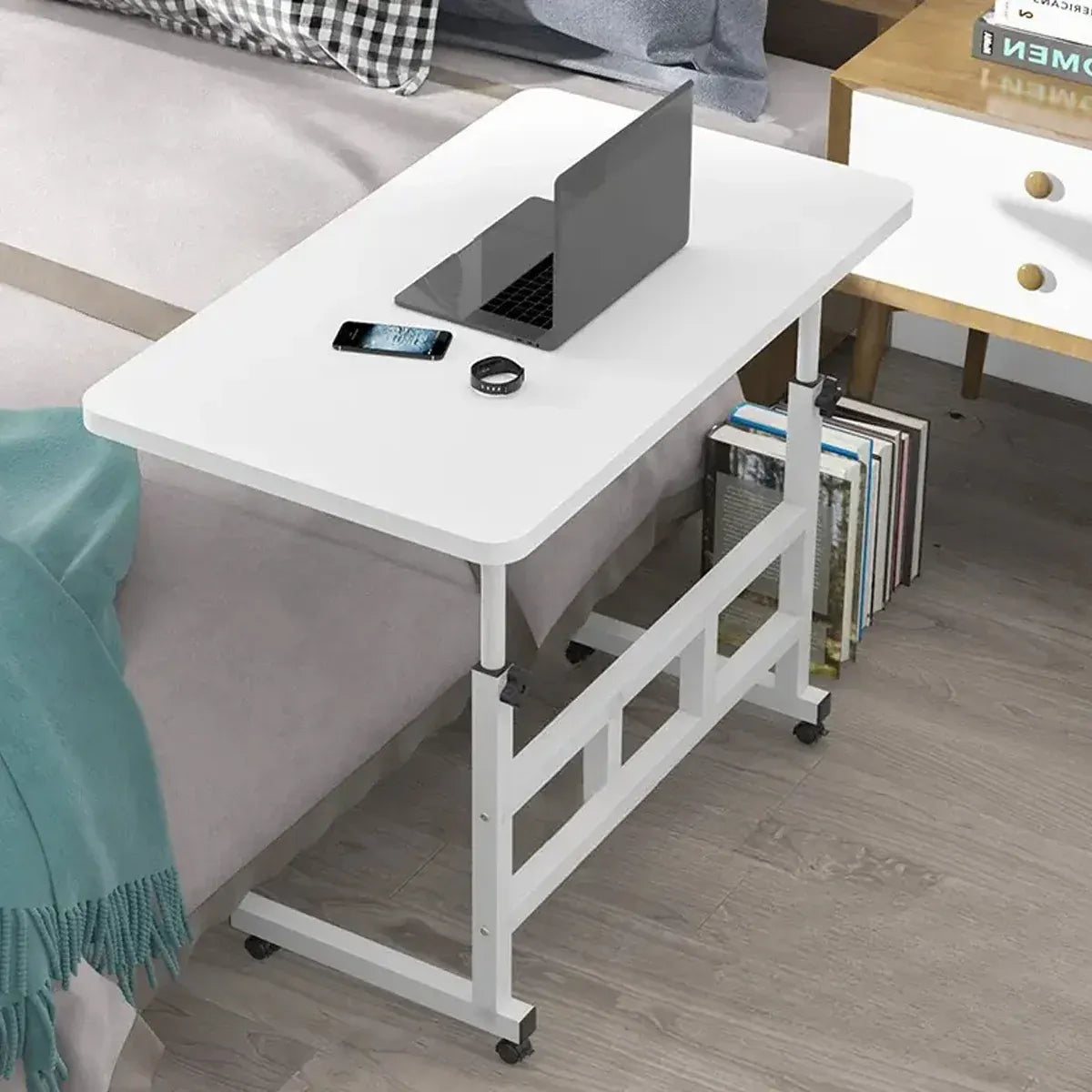 Laptop Desk Adjustable Height Mobile Side Table Ergonomic Design Stable Durable