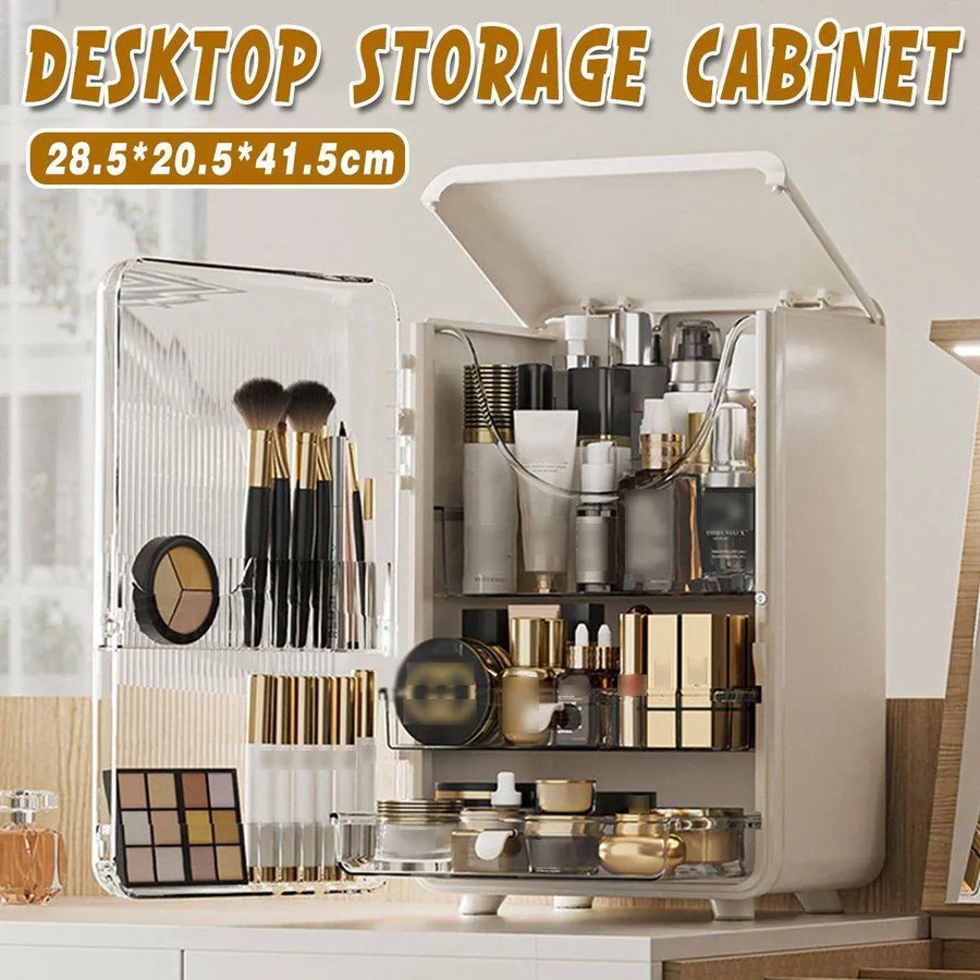 Large Capacity Desktop Organizer Makeup Organizer Storage for Home Office