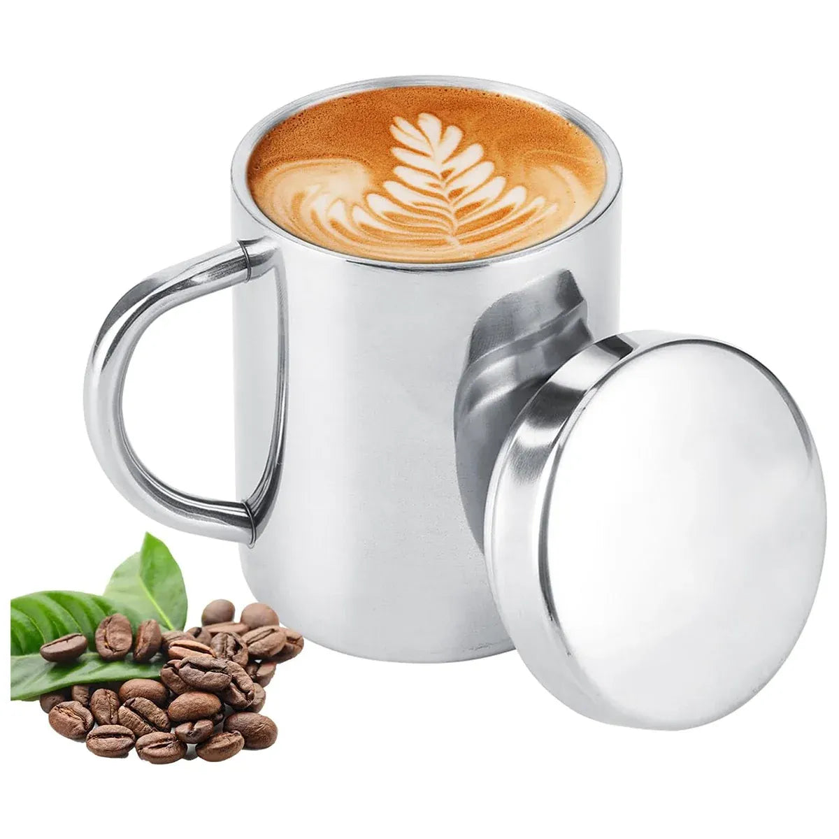 400ml Thickened Double Layer Insulated Stainless Steel Cup Portable Durable