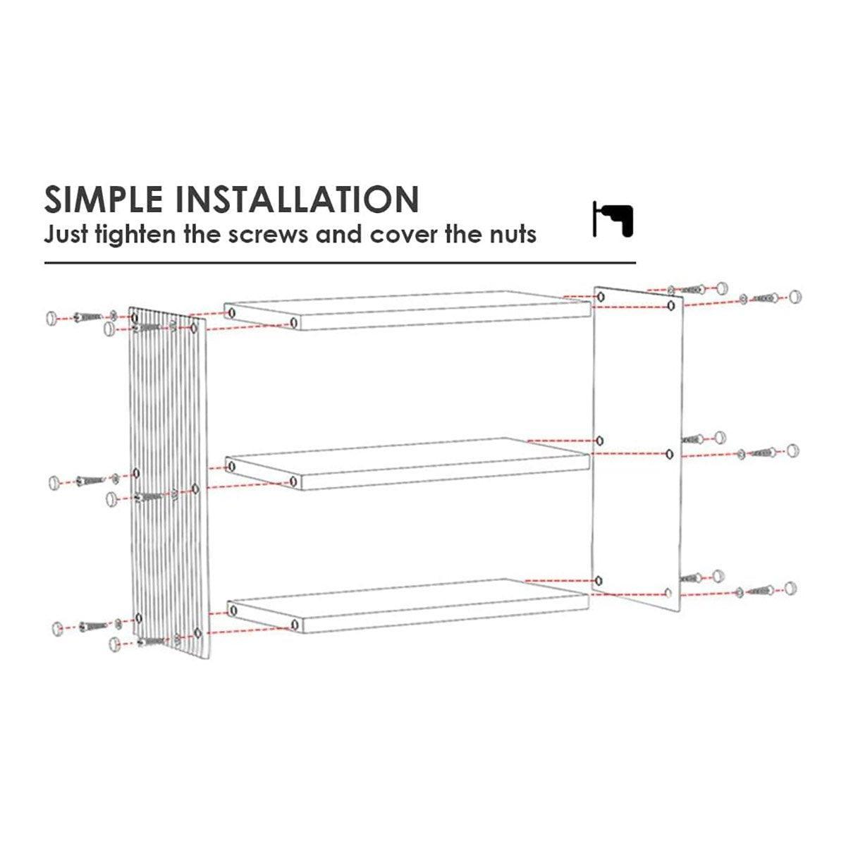Acrylic Desktop Cup Holder Multi-Purpose Portable Storage Organizer For Home - Wood