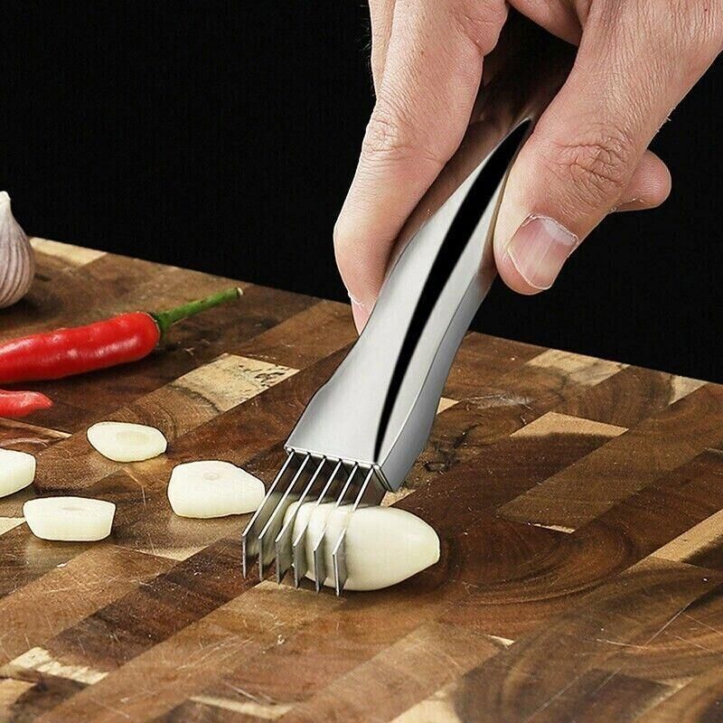 Stainless Steel Vegetable Fruit Onion Slicer Shredder Knife Cutter Kitchen Au