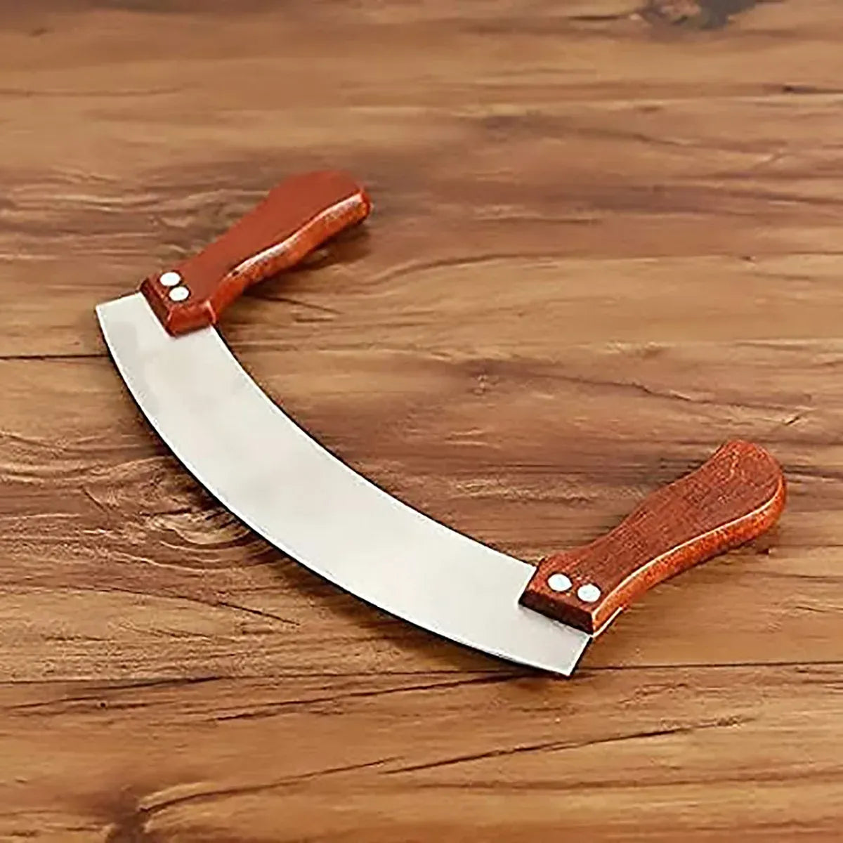 Stainless Steel Nougat Cutting Knife Arc Baking Tool For Snowflake Crisp Candy