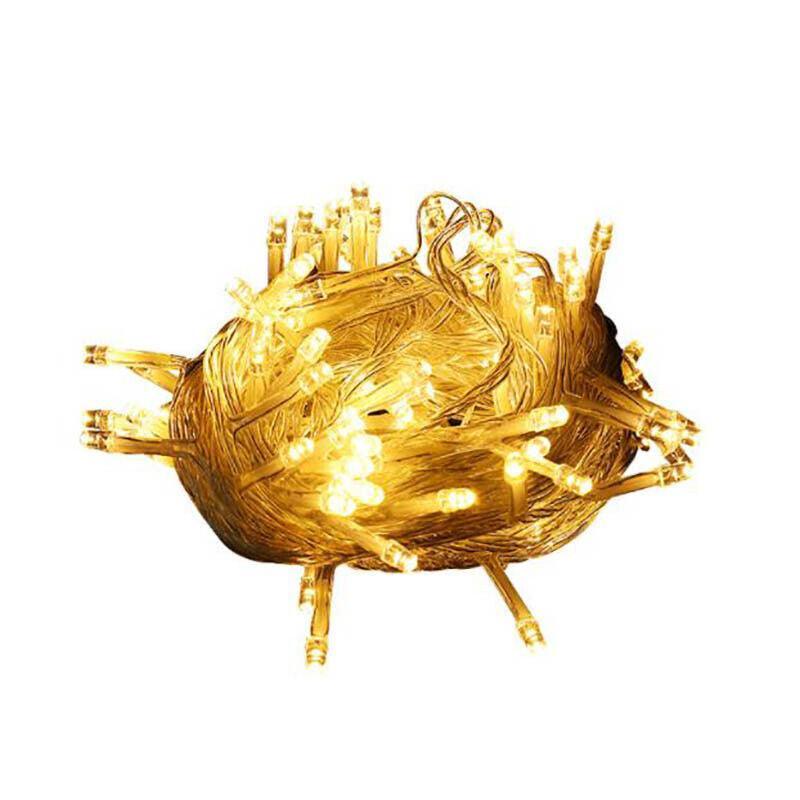 5M 50 Led Curtain Fairy String Lights Wedding Outdoor Christmas Garden Party - Colourful