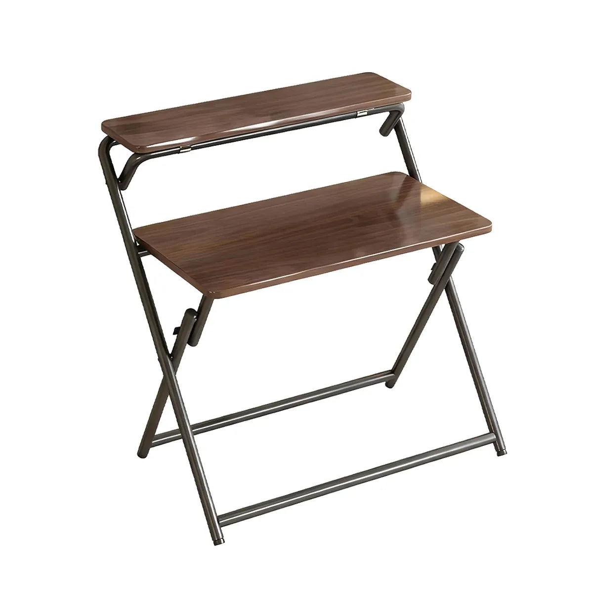 Portable Folding Desk Table X-Shaped Stable for Home Office Study