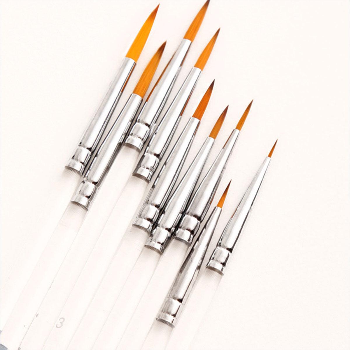 6X Extra Fine Detail Paint Brushes Art Miniatures Model Maker