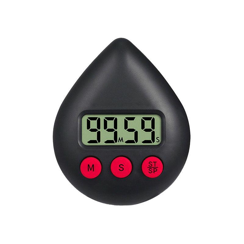 Water Drop Digital Timer Kitchen Study Alarm Countdown Electronic Clock 4 Colours - Blue