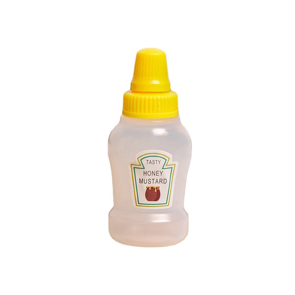 4pcs Mini Portable Sauce Box Condiment Dispensers for Picnic and Outdoor Use - Tomato sauce