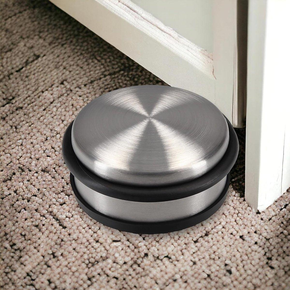 Solid Heavy Duty Rubber Door Stopper Windproof Noise Proof Door Wedge Non Slip