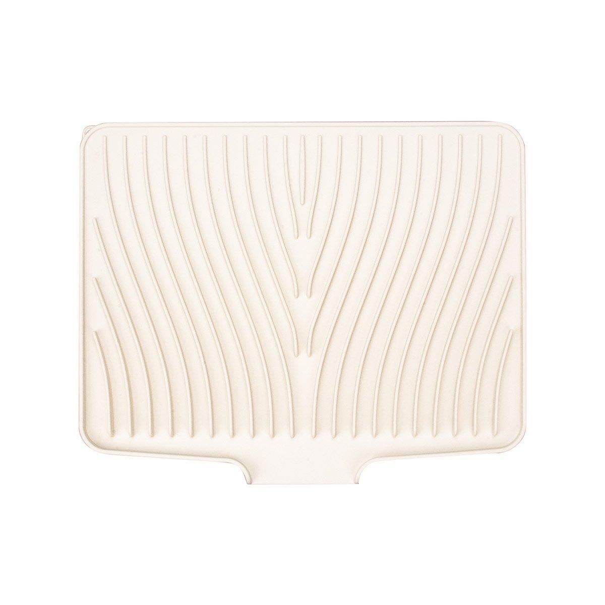 Silicone Dish Drying Mat Heat Resistant Draining Slope Pad for Kitchen Counter - Green