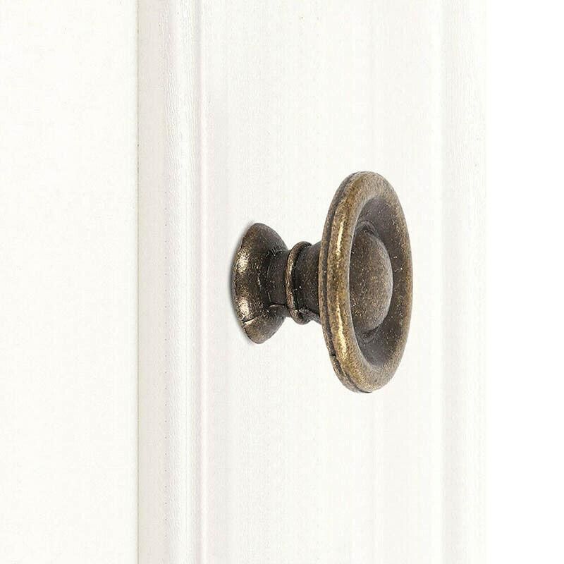 10/20/40Pcs Antique Brass Drawer Knobs Vintage Cabinet Handles Cupboard Pulls - 10PCS