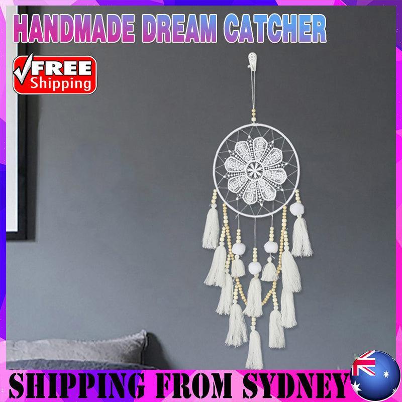 Handmade Dream Catcher Natural Macrame Hairball Art Wall Hanging Room Home Decor