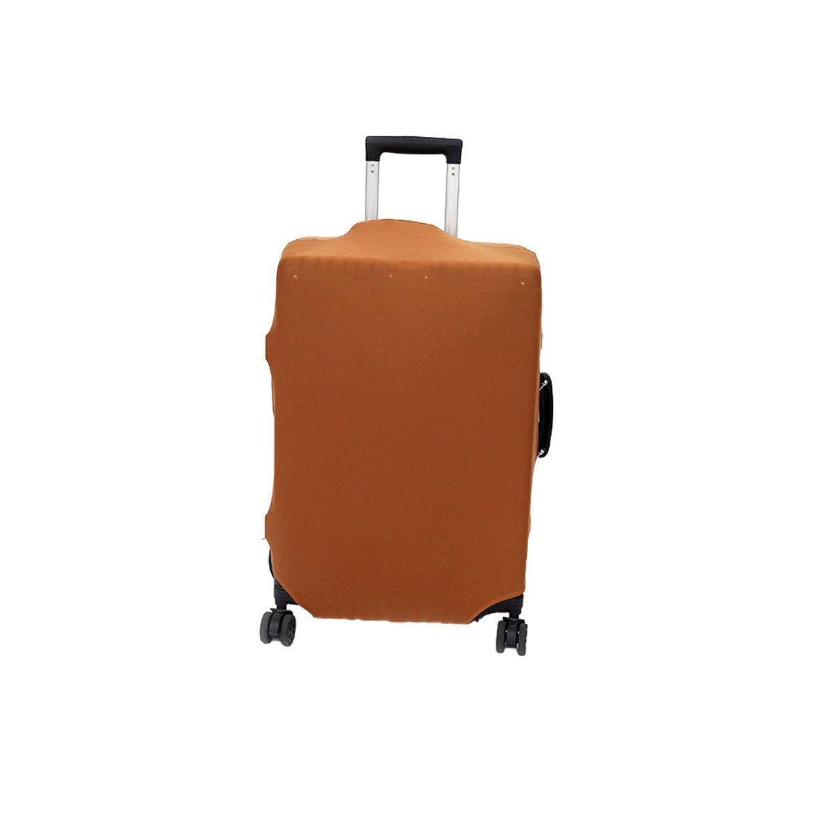 Thickened High Stretch Suitcase Dust-proof Luggage Protector Travel Case Cover - Brown-20inches