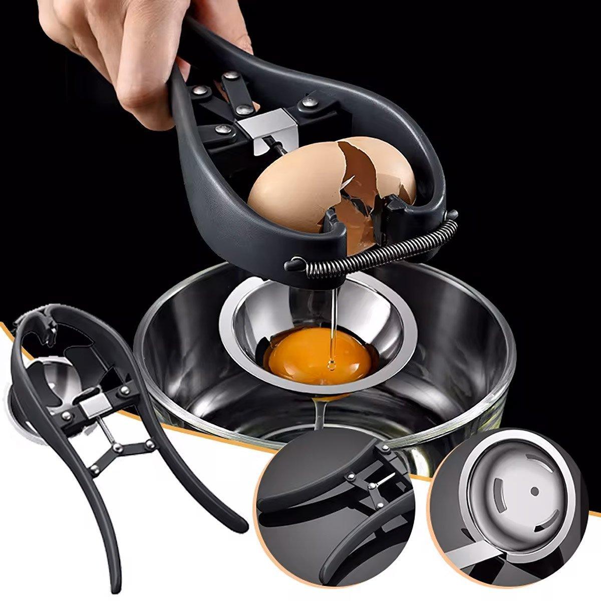 Quick Egg Opener Whisk Baking Kitchen Gadget Tool for Easy Cooking and Meal Prep
