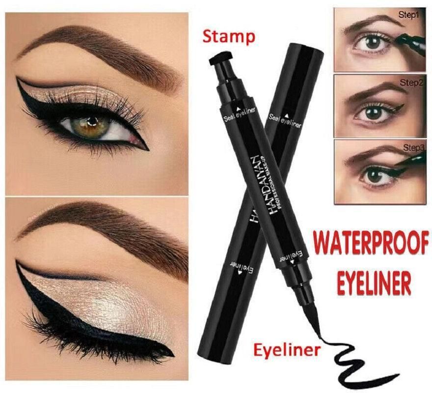 Winged Eyeliner Stamp Waterproof Makeup Eye Liner Pencil Black Liquid Au Stock