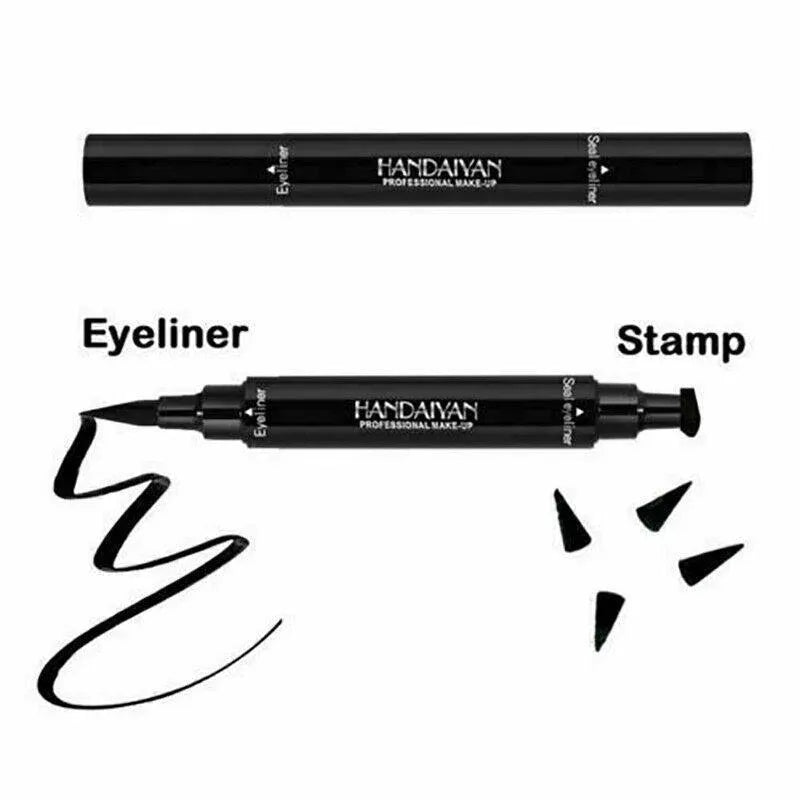 Winged Eyeliner Stamp Waterproof Makeup Eye Liner Pencil Black Liquid Au Stock