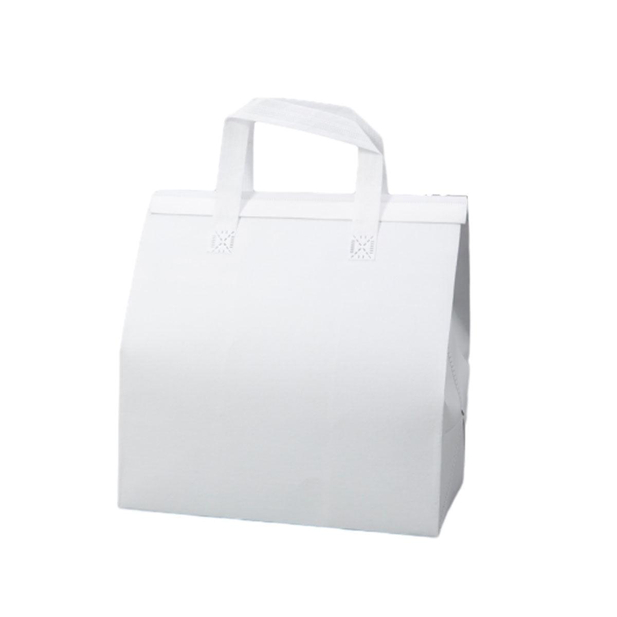50pcs Thermal Insulation Packing Bag Non Woven Milk Tea Cake Food Storage Bag - Kraft-27x12x10cm