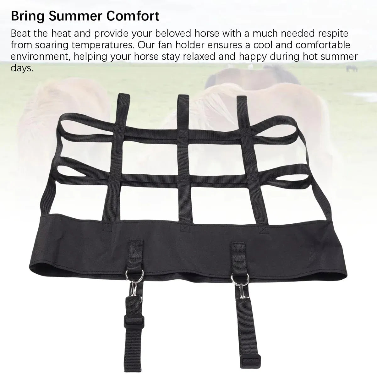 Hanging Stable Fan Bag Portable Durable for Barn Horse Stall Cover