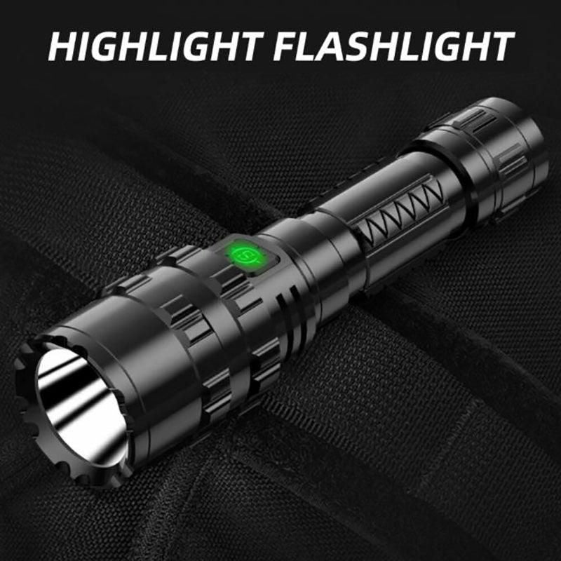 150000Lm Cree L2 Led Tactical Flashlight Usb Rechargeable Camping Hunting Torch