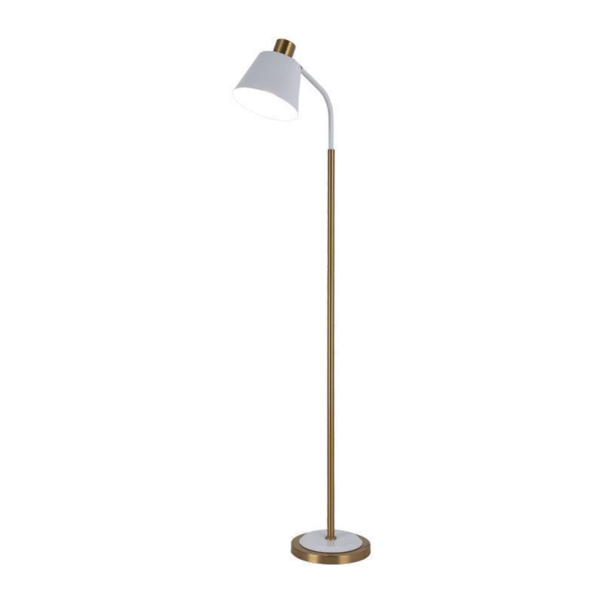 Bedside Floor Lamp Modern Standing Light for Bedroom Living Room Home Lighting - Black