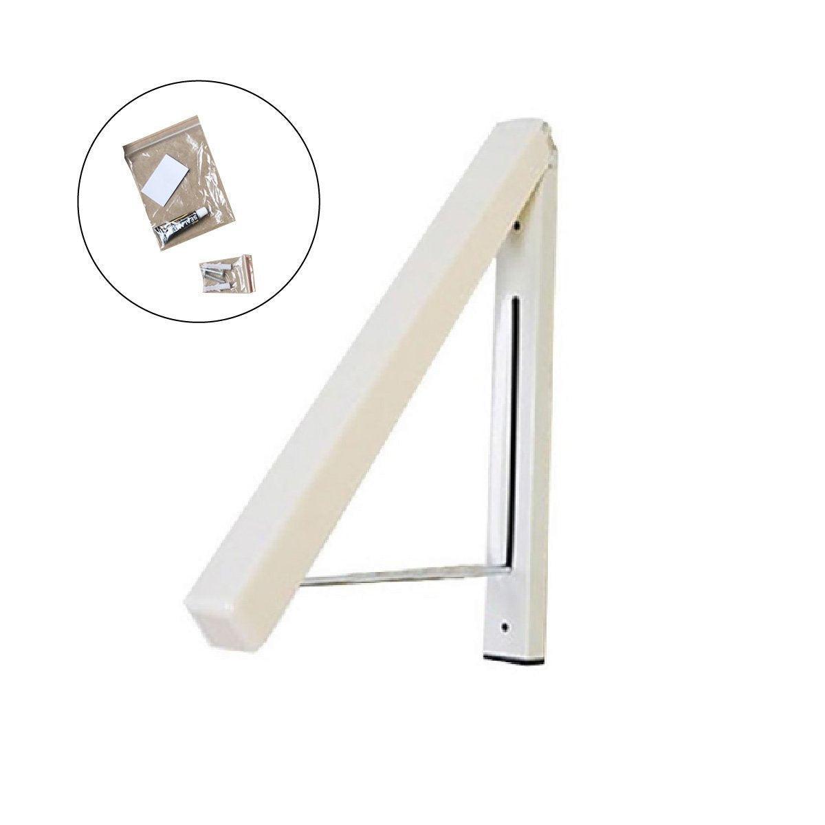 Mini Wall Hanging Retractable Clothes Drying Rack Space Saving Laundry Hanger - B