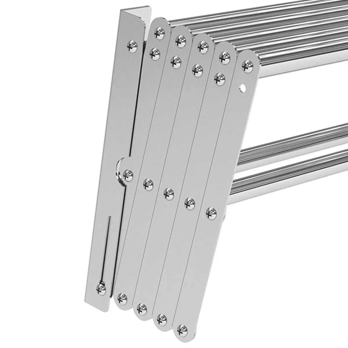 Foldable Wall Mounted Clothes Towel Hanger Space Saving Durable