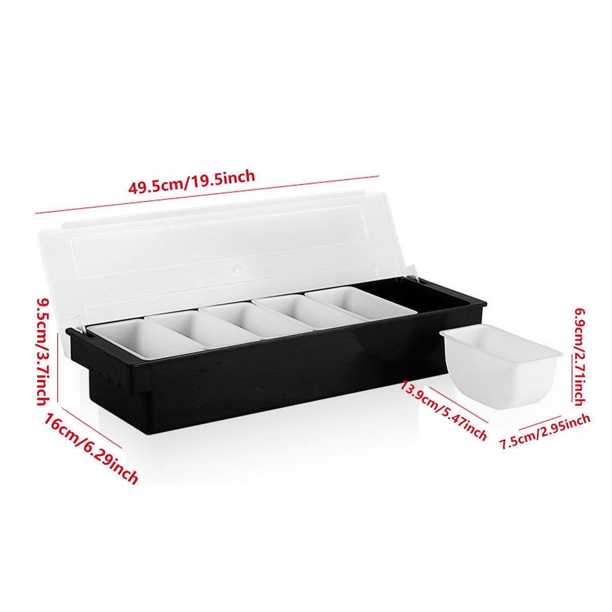 Multi Compartment Fruit Box Food Storage Container for Fresh Fruit Preservation