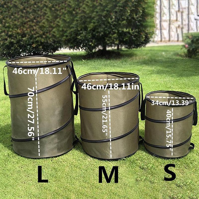 Collapsible Leaf Bin Outdoor Waste Bin for Garden Yard Cleanup and Storage - M