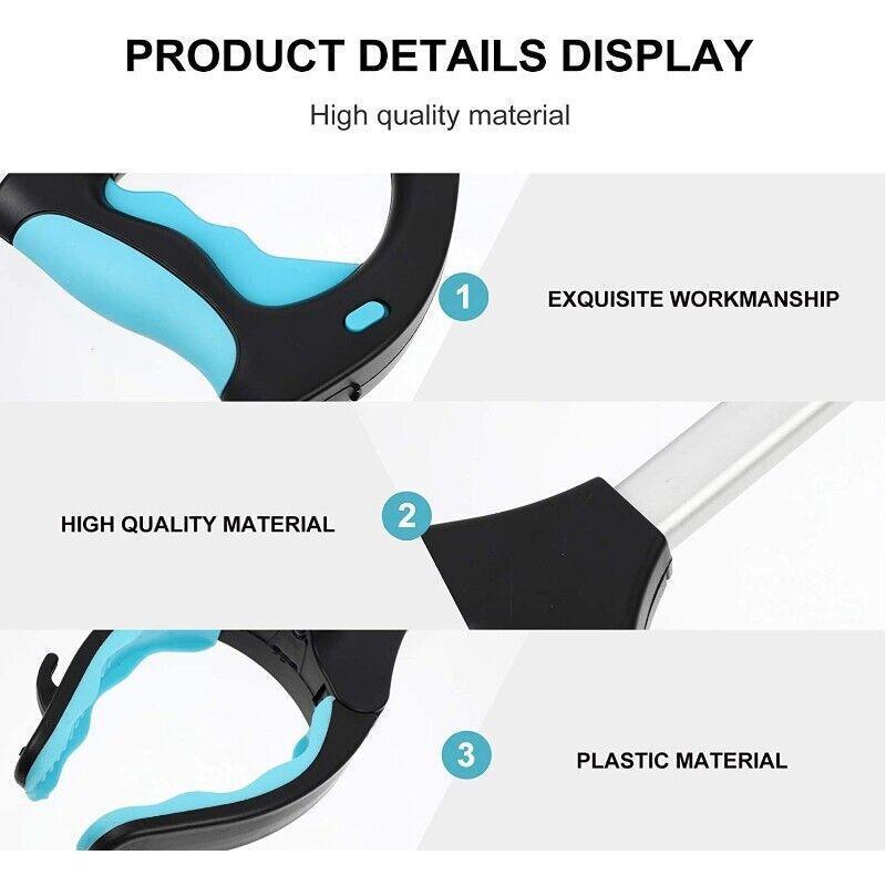 85*13Cm Led Foldable & Extendable Pick Up Grabber Reacher Stick Reaching