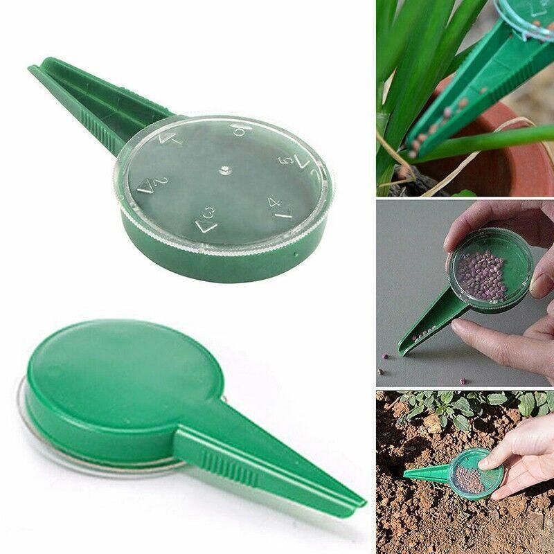 Au 3Pcs Seed Dispenser Garden Plant Spreaders Plastic Seeder Sower Planter Tool