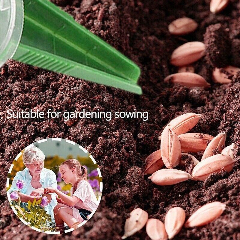 Au 3Pcs Seed Dispenser Garden Plant Spreaders Plastic Seeder Sower Planter Tool