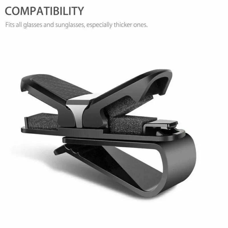 1Pc Car Glasses Holder Clip Case Sunglasses Eyeglasses Ticket Card Clip Holder