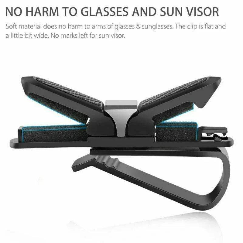 1Pc Car Glasses Holder Clip Case Sunglasses Eyeglasses Ticket Card Clip Holder