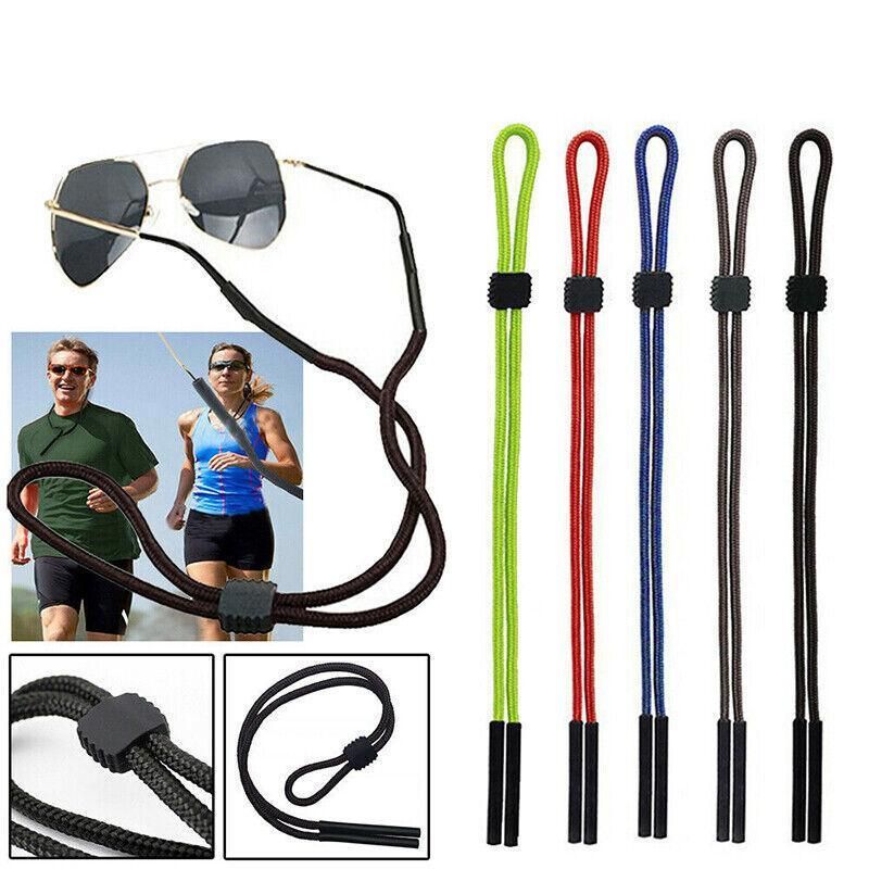 Reading Eyeglass Glasses Chain Cord Lanyard Sunglasses Neck Holder Sports Strap - Red