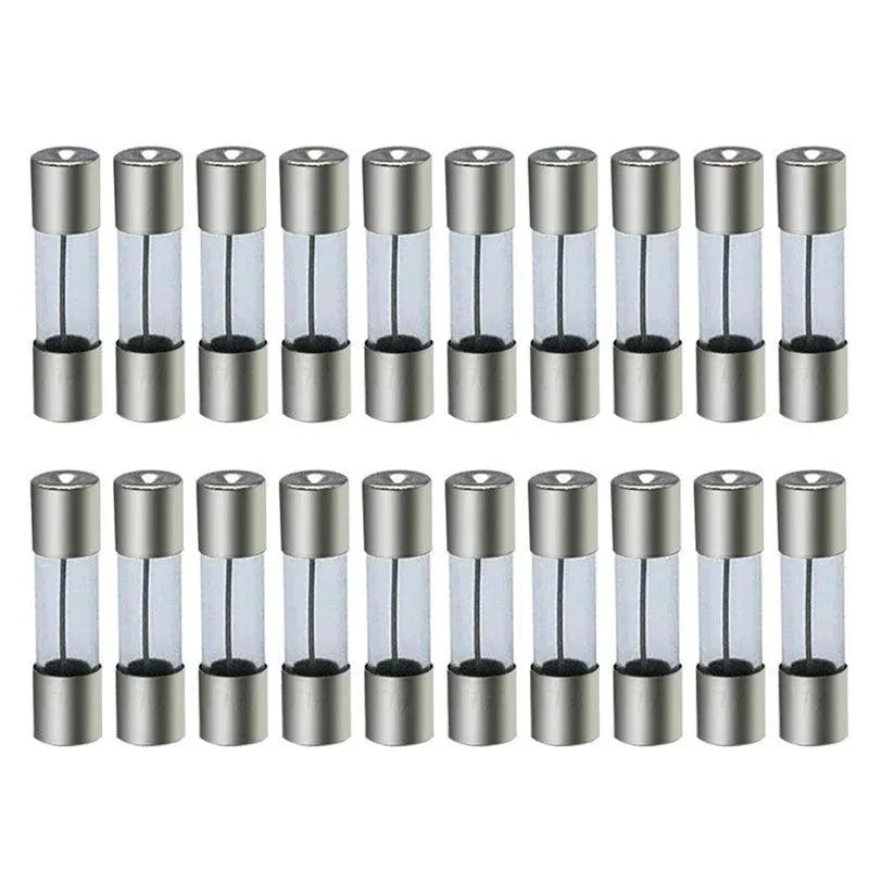 20Pcs M205 Glass Fuse 5Mm X 20Mm Slow Blow 250V / Select From 0.5A To 10A Amp - 20PCS F3A