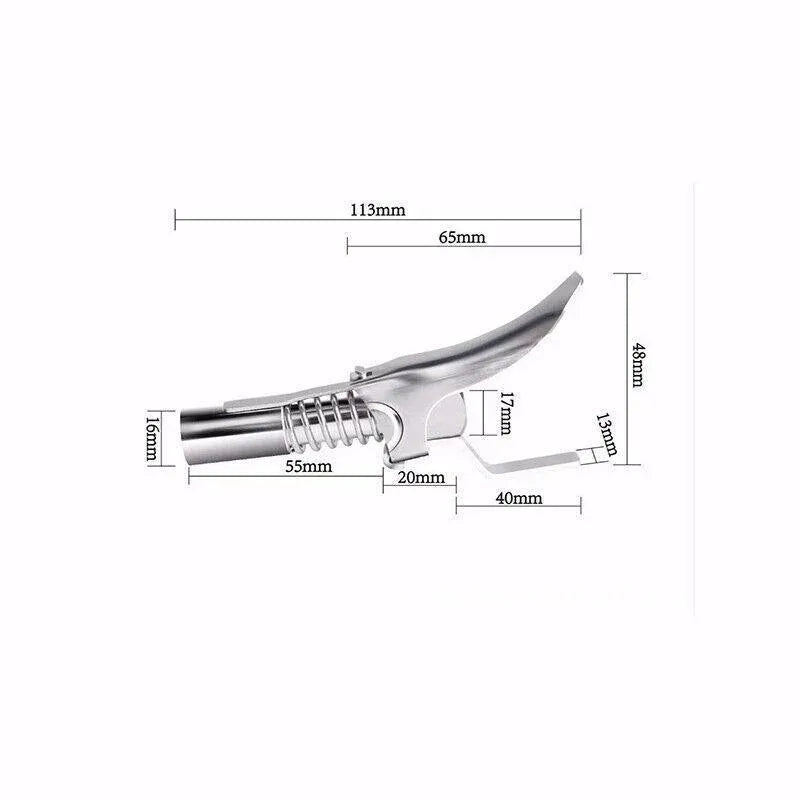 Grease Coupler Quick Release One Hand 1/8inch NPT Fitting 10000psi