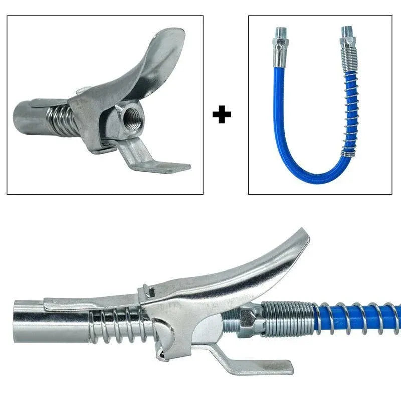 1/8inch NPT Quick-Release Grease Coupler Tool for Workshop or Farm Equipment