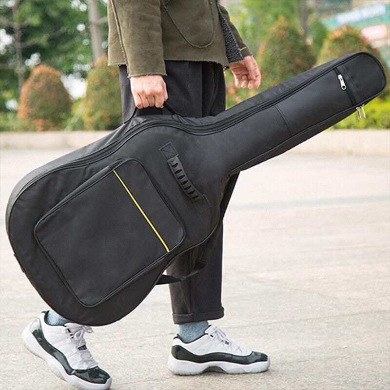 41 Inch Acoustic Guitar Bag Waterproof Oxford Soft Case with Backpack Straps