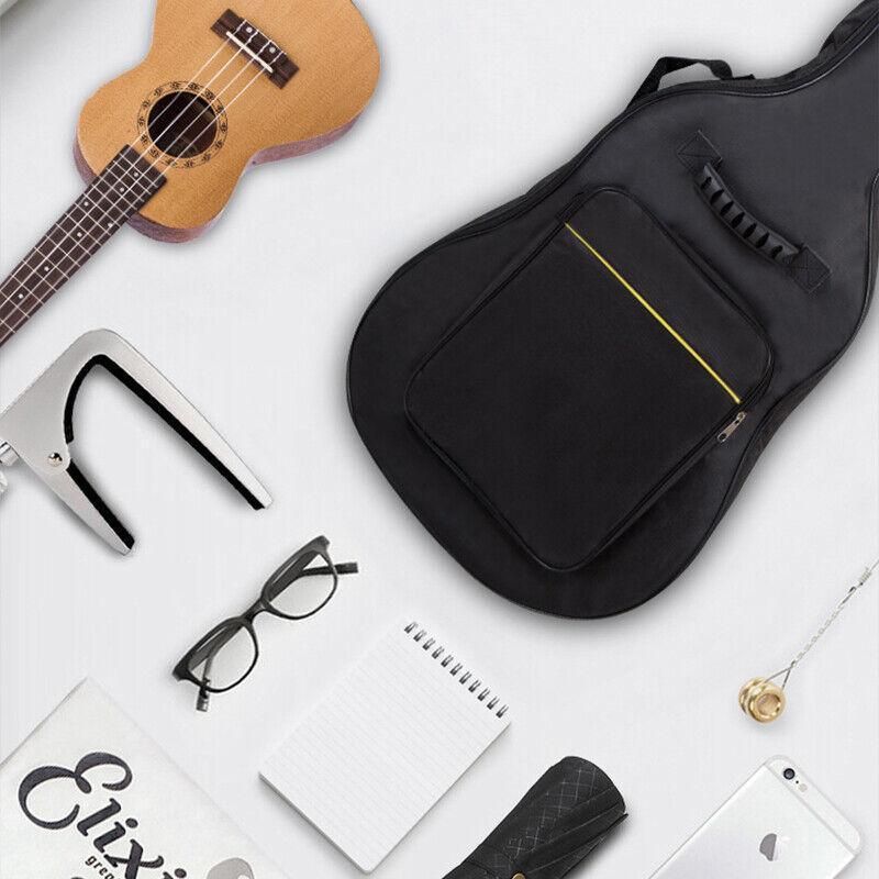 41 Inch Acoustic Guitar Bag Waterproof Oxford Soft Case with Backpack Straps