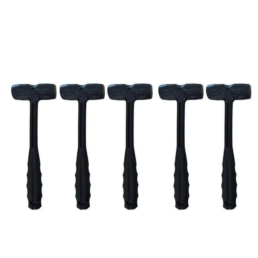 Portable Mini Plastic Hammer for Furniture Assembly and Decorative Use - Black