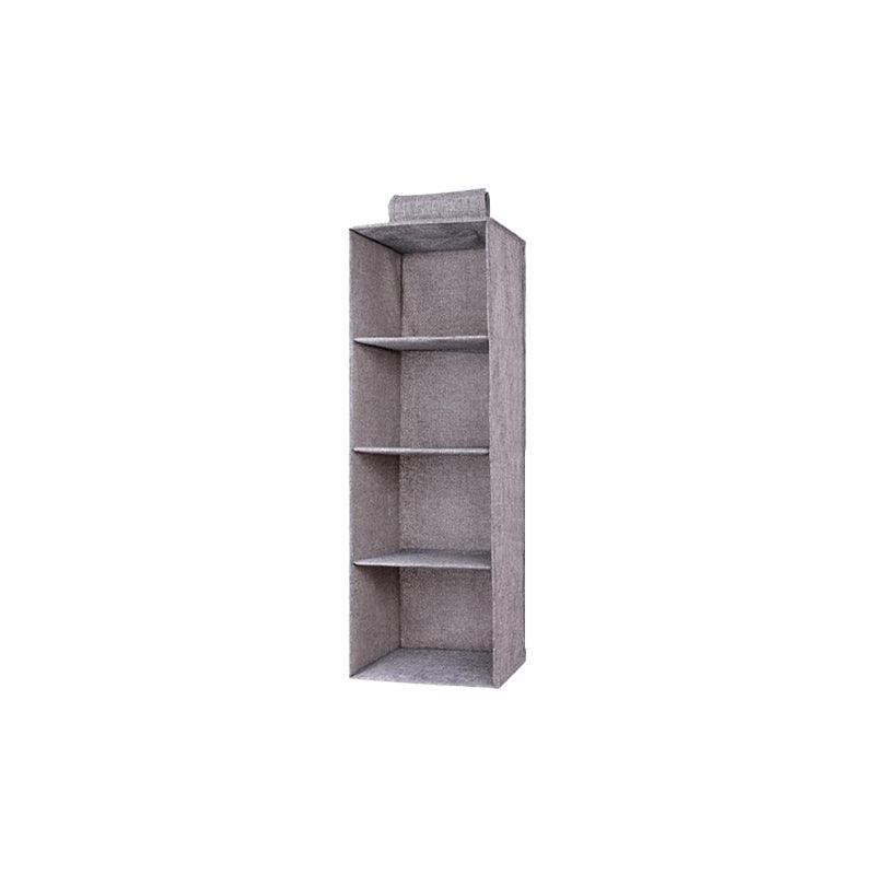 3/4/5 Tier Hanging Closet Organizer Fabric Storage Shelves for Wardrobe and Shoes - 4 Tier